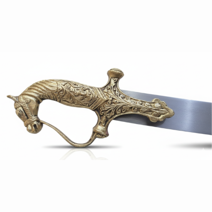 Hand Forged Sword (Horse Face Handle)